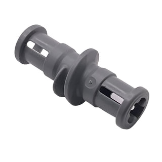 Technic, Gear Worm Screw with 2 bushes, Part# 15457 Part LEGO® Dark Bluish Gray