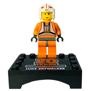 Luke Skywalker,(Pilot, 20th Anniversary Torso), sw1024 Minifigure LEGO® Like New - With Stand