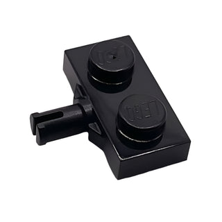 Plate, Modified 1x2 with Wheel Holder, Part# 21445 Part LEGO® Black