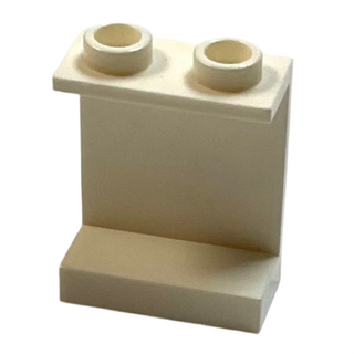 Panel 1 x 2 x 2 - Hollow Studs, Part# 4864b Part LEGO® White