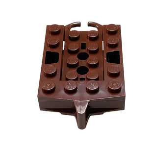 Roller Coaster Car with Wheels, Part# 26021/24869 Part LEGO® Reddish Brown