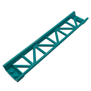 Roller Coaster Straight 16L, Part# 25059 Part LEGO® Dark Turquoise