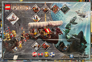 Viking Ship challenges the Midgard Serpent, 7018 Building Kit LEGO®