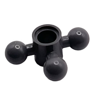 Technic, Steering Arm with 3 Tow Ball, Compact, Part# 15460 Part LEGO® Dark Bluish Gray