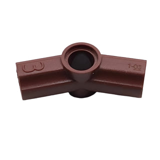 Technic, Axle and Pin Connector Angled #3 (157.5 Degrees), Part# 32016 Part LEGO® Reddish Brown