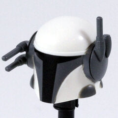 Tech Mando White Helmet- CAC Custom Headgear Clone Army Customs   