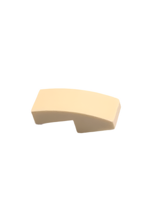 Slope, Curved 2 x 1 x 2/3, Part# 11477 Part LEGO® Tan 1 Part