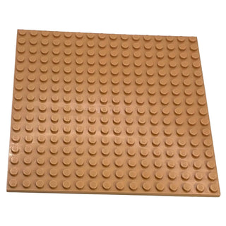 16x16 LEGO® Plate, 91405 Part LEGO® Medium Nougat 1 Part