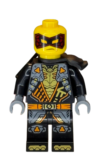 Cole - Dragons Rising, Tunic with Shoulder Armor, Head Wrap, Scabbard, njo0936 Minifigure LEGO®