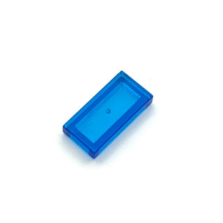 Tile 1x2, Part# 3069 Part LEGO® Trans-Dark Blue  
