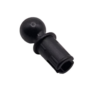 Technic, Pin with Friction Ridges and Tow Ball with Round Pin Hole, Part# 6628a Part LEGO® Black