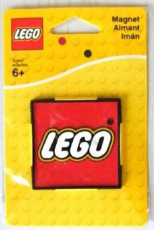 Magnet Flat, Lego Logo - Red Square, 853148 Building Kit LEGO® New Sealed