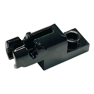 Projectile Launcher, 1 x 2 Mini Blaster / Shooter, Part# 15403 Part LEGO® Black