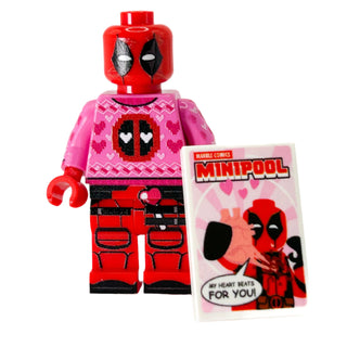 Valentine's Day Lovepool Minifig Custom minifigure B3 Customs