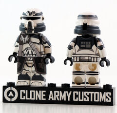 Airborne Wolfpack Trooper (Dark Gray)- CAC Custom minifigure Clone Army Customs