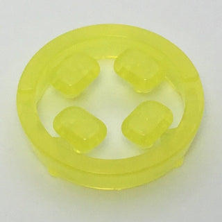 Rock Faceted with Small Pin (Infinity Stone), 4 on Sprue, Part# 36451 Part LEGO® Trans-Yellow  