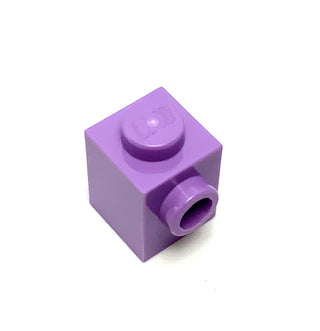 Brick, Modified 1x1 with Stud on Side, Part# 87087 Part LEGO® Medium Lavender  