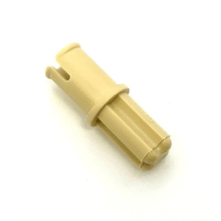 Technic Axle 1L with Pin without Friction Ridges, Part# 3749 Part LEGO® Tan