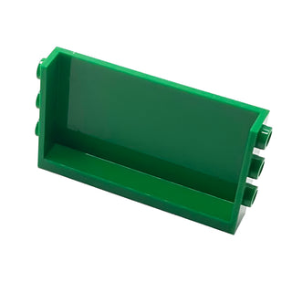 Panel 1 x 6 x 3 with Studs on Sides, Part# 98280 Part LEGO® Green