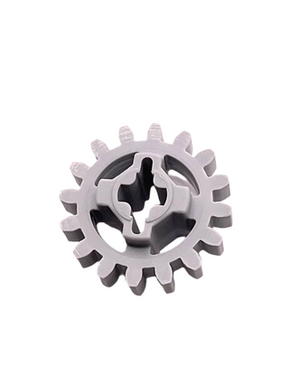 Technic, Gear 16 Tooth - Axle Hole with Closed Sides, Part# 94925 Part LEGO® Light Bluish Gray