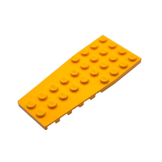 Wedge, Plate 4 x 9 with Stud Notches, Part# 14181 Part LEGO® Bright Light Orange