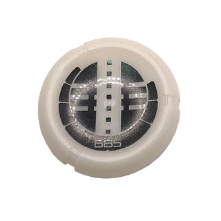 Throwing Disk with Bionicle Kanoka 685 Onu-Metru Pattern, Part# 32171pb115 Part LEGO® Glow In Dark Opaque