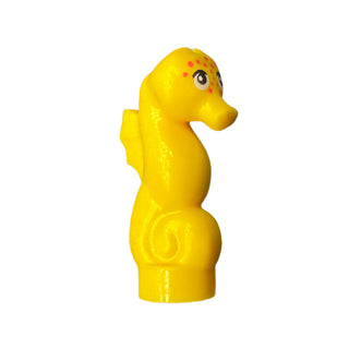 Seahorse with Orange Spots Pattern, 67156pb03 LEGO® Animals LEGO®