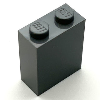 Brick 1x2x2 with Inside Stud Holder, Part# 3245c Part LEGO® Dark Bluish Gray