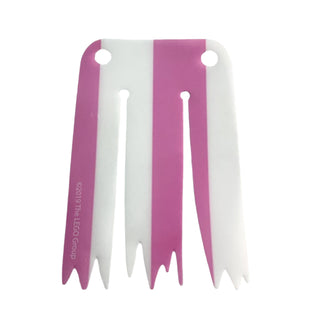 Sail, Ragged with 2 Dark Pink and 2 White Stripes Pattern, Part# 41375pls01c Part LEGO®