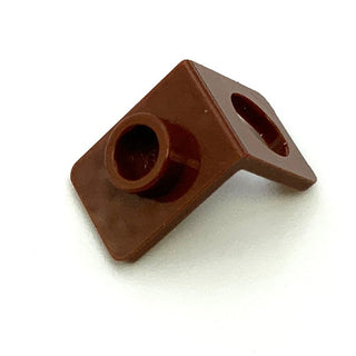 Minifigure Neck Bracket with back Stud (Thin Back wall), Part# 42446 Part LEGO® Reddish Brown