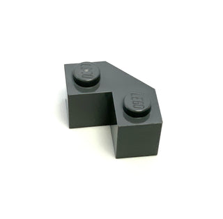 Brick, Modified Facet 2x2, Part# 87620 Part LEGO® Dark Bluish Gray
