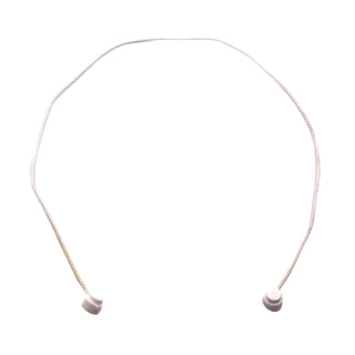 String with End Studs (40L Overall) with (Same Color) Studs Pattern, Part# x127c40pb01 Part LEGO® White