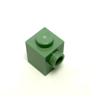 Brick, Modified 1x1 with Stud on Side, Part# 87087 Part LEGO® Sand Green  