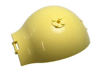 Panel 10x4x13 Curved Tapered with Bar Handle at Each End (4 Studs on Side), Part# 65783 Part LEGO® Bright Light Yellow