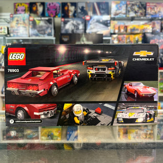 Chevrolet Corvette C8.R Race Car and 1968 Chevrolet Corvette, 76903 Building Kit LEGO®