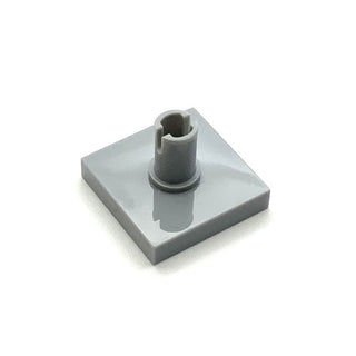 Tile Modified 2x2 with Pin, Part# 2460 Part LEGO® Light Bluish Gray  