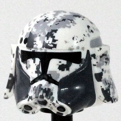 RHeavy Camo White Helmet- CAC Custom Headgear Clone Army Customs