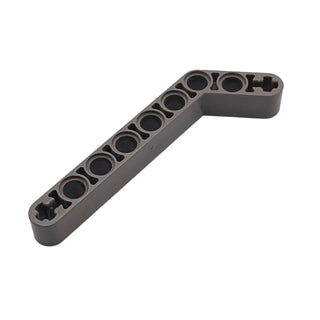 Technic Liftarm, Modified Bent Thick 1x9 (7-3), Part# 32271 Part LEGO® Dark Gray