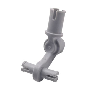 Technic Pin with Dual Wheels Holder, Part# 61483 Part LEGO® Light Bluish Gray