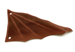 Cloth Sail Triangular 12x21 with Winged Edge and Dark Brown Pattern, Part# 14310 Part LEGO®   