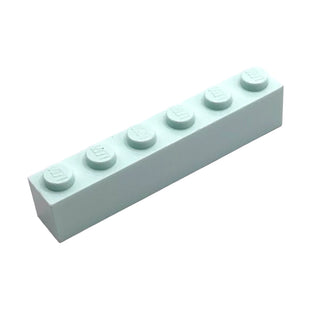 Brick 1x6, Part# 3009 Part LEGO® Light Aqua 1 Part
