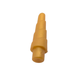 Horn, Unicorn, Part# 89522 Part LEGO® Pearl Gold