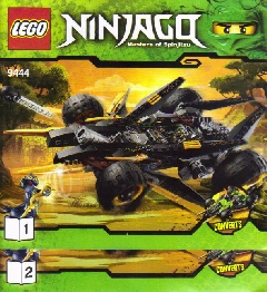 9444-Cole's Tread Assault - INSTRUCTIONS ONLY Instructions LEGO®