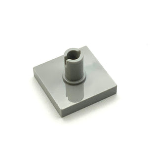 Tile Modified 2x2 with Pin, Part# 2460 Part LEGO® Light Gray  