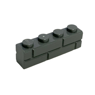 Brick, Modified 1x4 with Masonry Profile, Part# 15533 Part LEGO® Dark Bluish Gray 1 Part