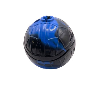 Bionicle Tridax Pod Half with Marbled Blue Pattern, Part# 60934pb01 Part LEGO® Black