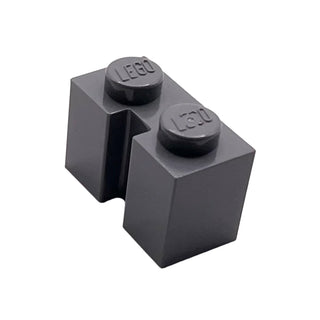 Brick Modified 1x2 with Groove, RARE Non-Production Colors, Part# 4216 Part LEGO® Dark Bluish Gray