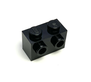 Brick, Modified 1x2 with Studs on 1 Side, Part# 11211 Part LEGO® Black 1 Part