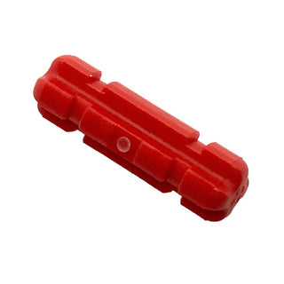 Technic Axle 2L Notched, Part# 32062 Part LEGO® Red