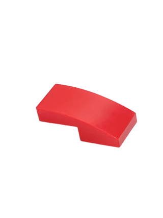 Slope, Curved 2 x 1 x 2/3, Part# 11477 Part LEGO® Red 1 Part